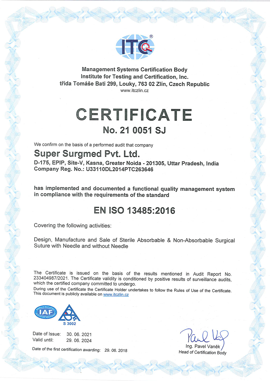 Super Surgmed Pvt. Ltd - Manufacturer of all type surgical sutures